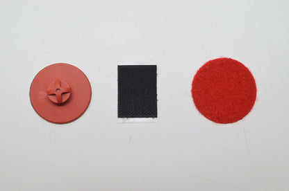 New ROKO Sports Inc. Red Re-Mount & Button NOS