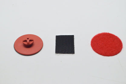 New ROKO Sports Inc. Red Re-Mount & Button NOS