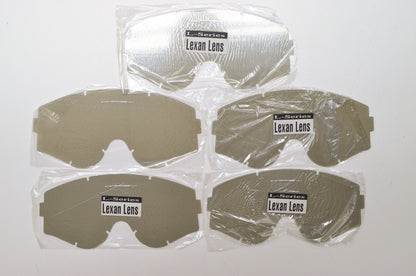 New Oakley Grey Lexan Lens QTY 5 NOS