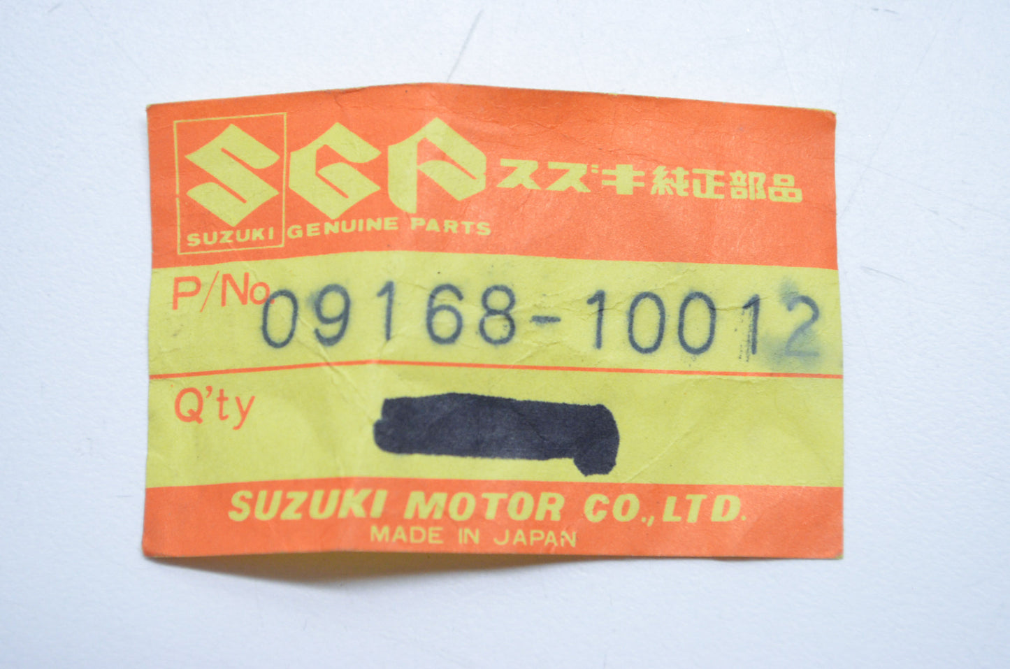 OEM Suzuki 09168-10012 Crankshaft Chamber Gasket NOS