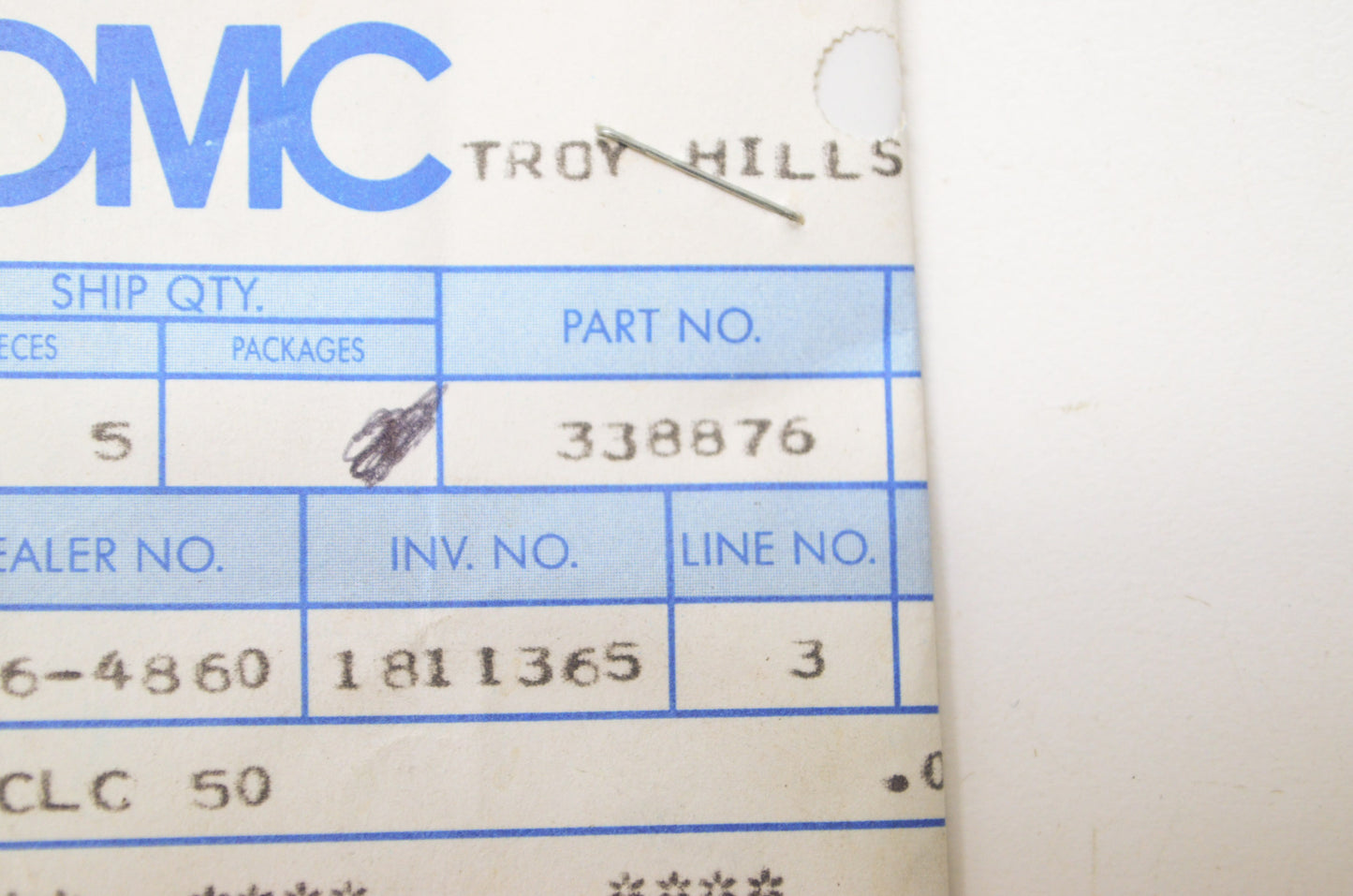 New OMC Gasket NOS