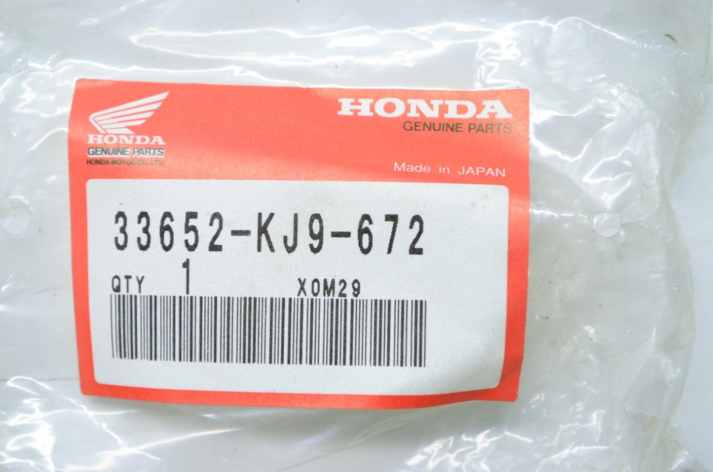 OEM Honda 33652-kj9-672 Left Turn Signal Lens NOS