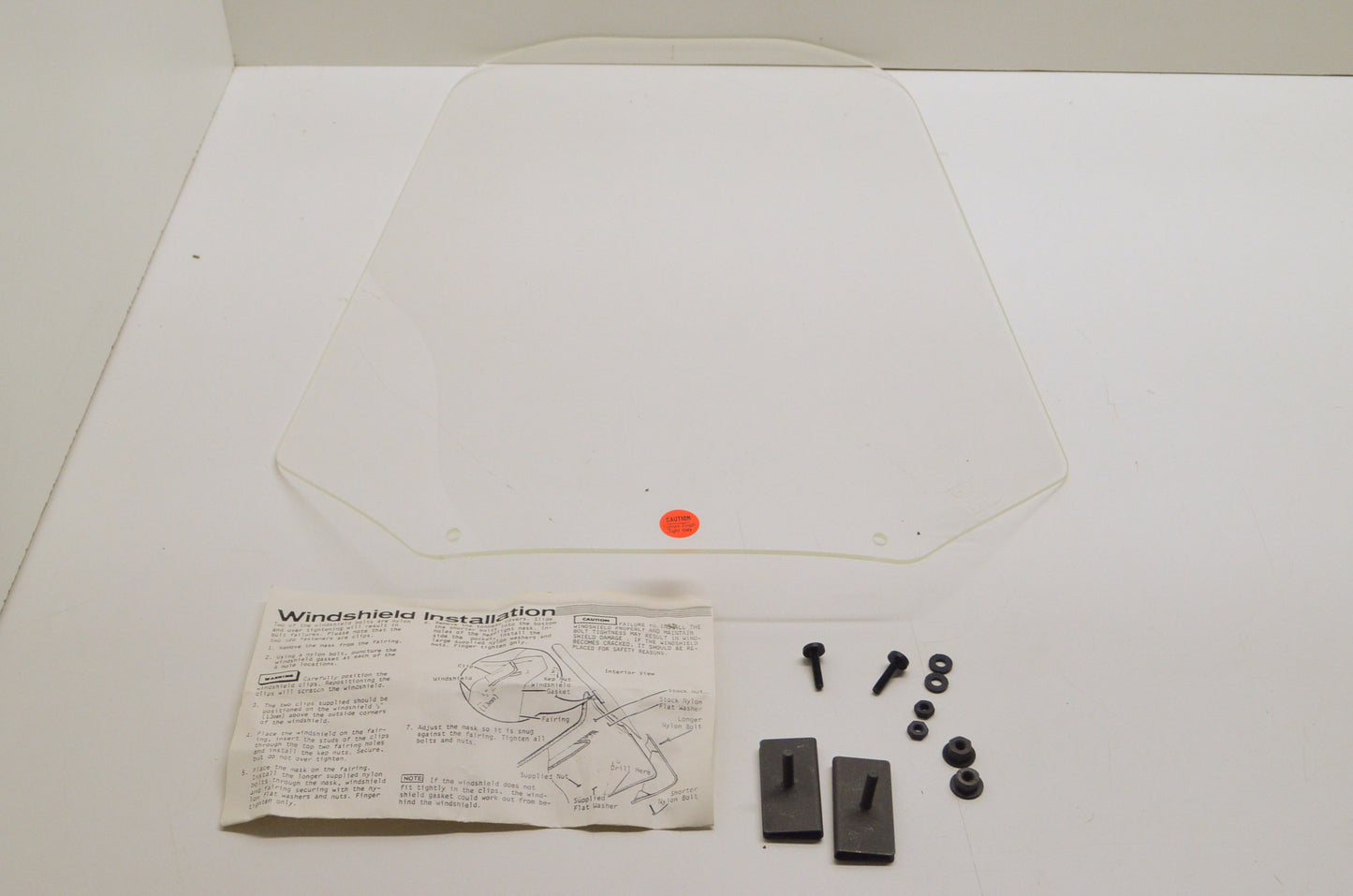 New OEM Yamaha Acrylic Plastic Windshield 18 3/4'x 15 1/2' NOS