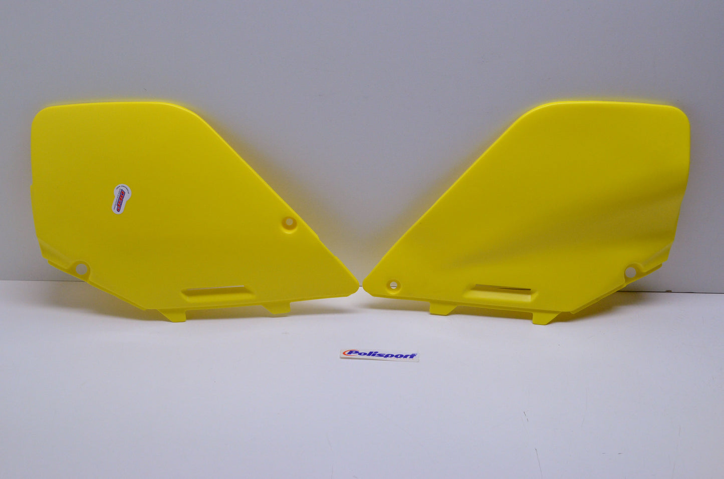 Polisport 16-1715-P9992 Yellow Side Panels 96-00 Suzuki RM125 RM250 NOS