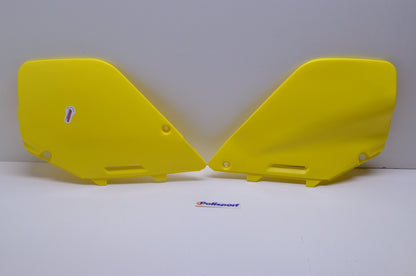 Polisport 16-1715-P9992 Yellow Side Panels 96-00 Suzuki RM125 RM250 NOS