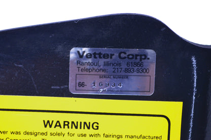 Vetter 66-16934 Black Side Panels NOS