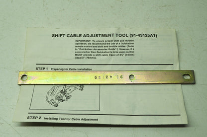 NEW Quick Silver Mercury Shift Cable Adjustment tool 91-43125A1 NOS