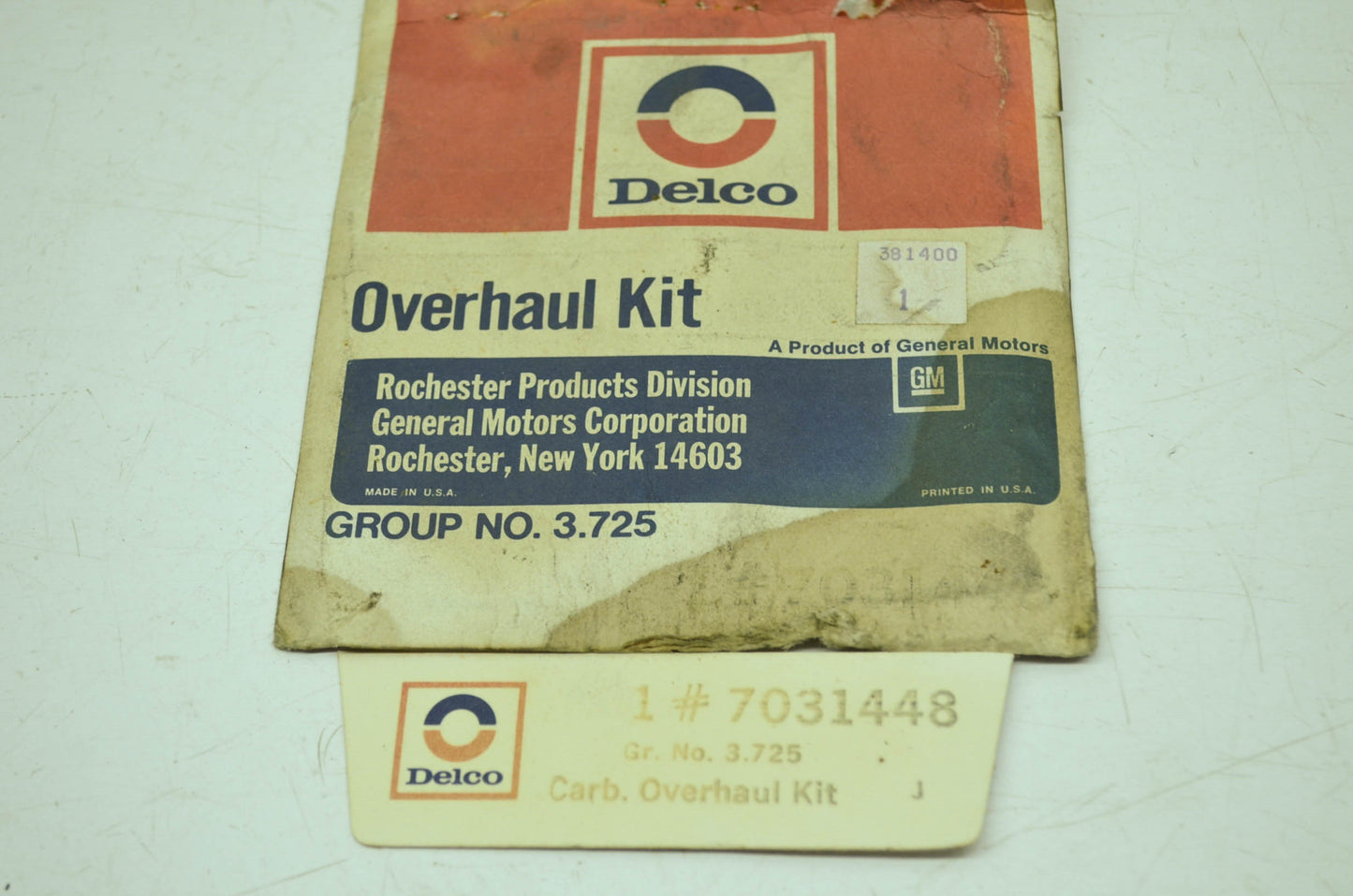 Carburetor Rebuild Kit NOS
