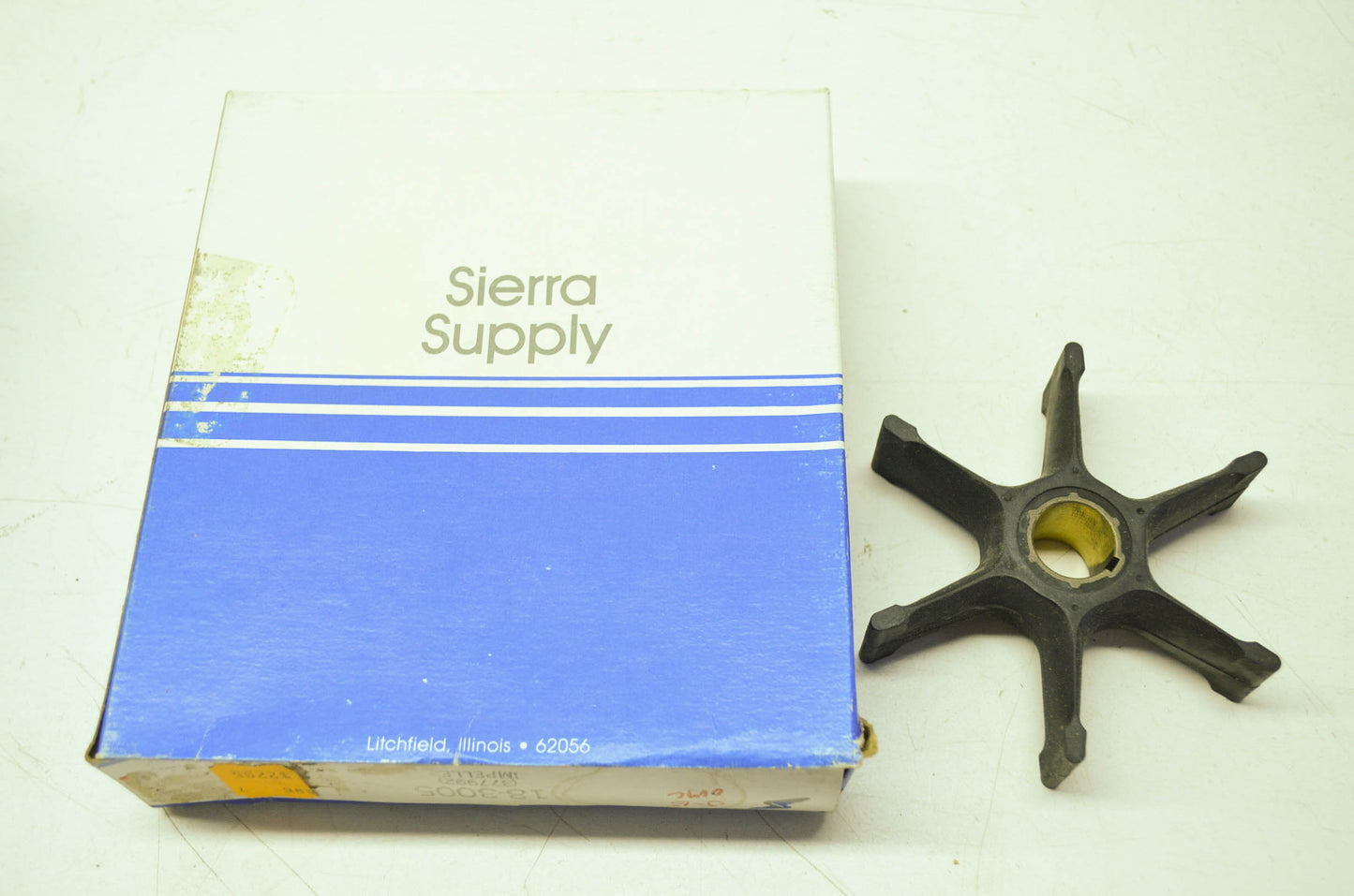 NEW OEM Sierra Water Pump Impeller 0377992, 18-3005 NOS