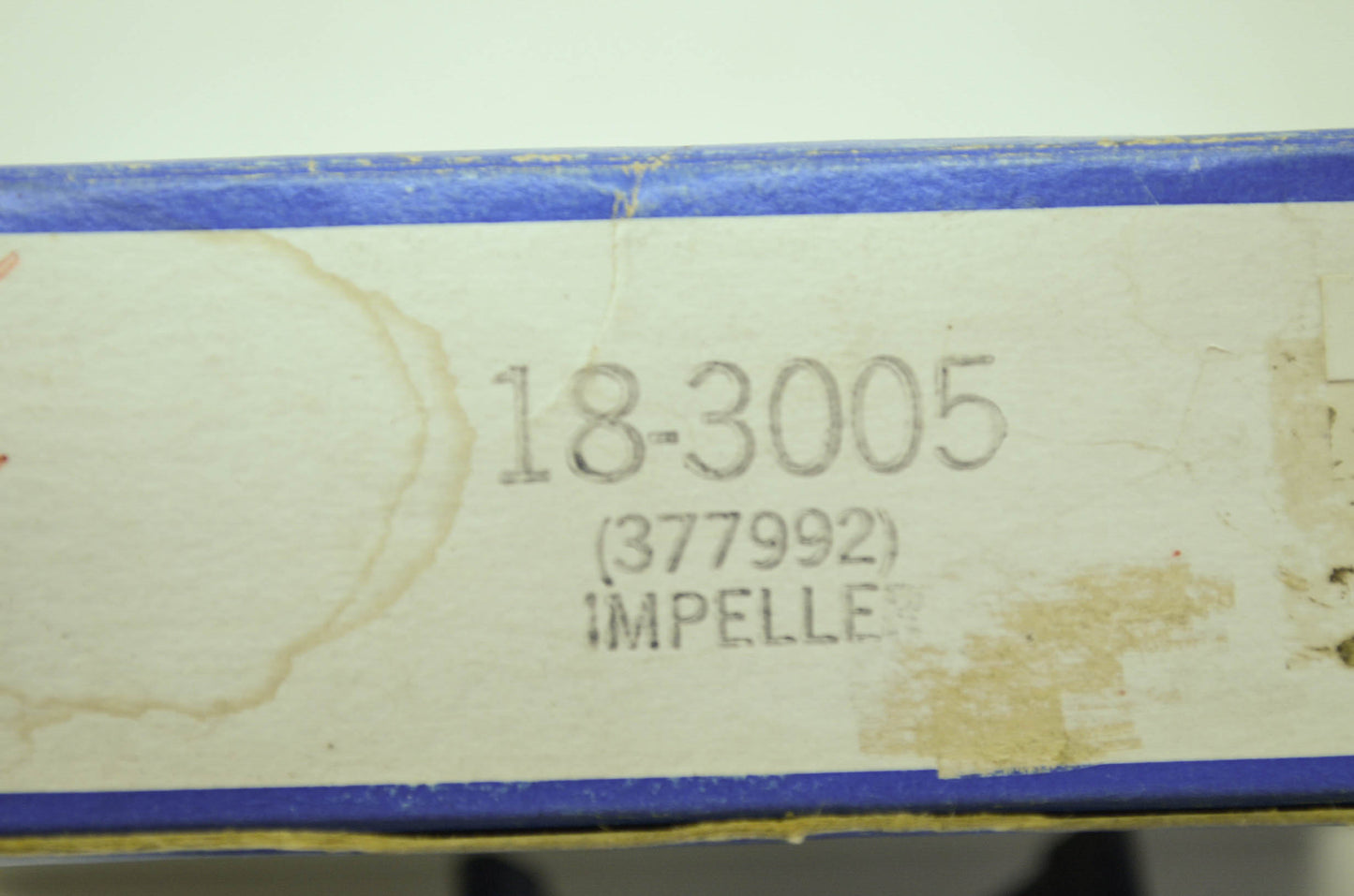 NEW OEM Sierra Water Pump Impeller 0377992, 18-3005 NOS