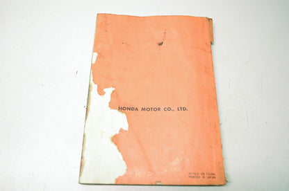 Honda Shop Manual S CL CD C CT 90