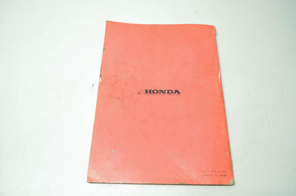 Honda Shop Manual ST50-70 CT 70
