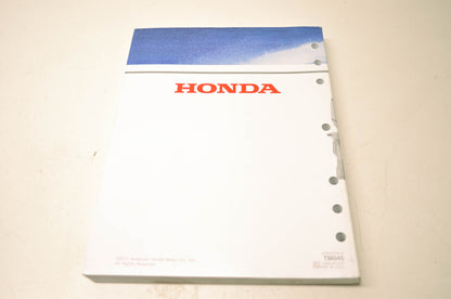 Honda 2012 Marine Service Operations Guide