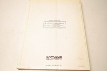 OEM Kawasaki 99924-1152-02 Service Manual ZR1100A