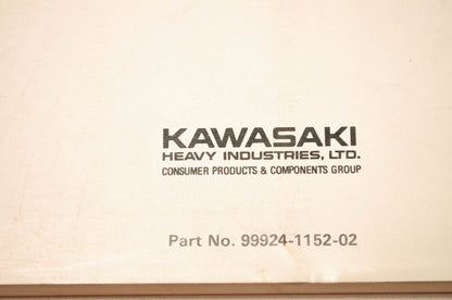 OEM Kawasaki 99924-1152-02 Service Manual ZR1100A