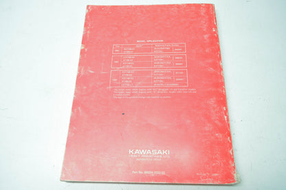 OEM Kawasaki 99924-1032-02 Service Manual KZ1100A/D ZN/B