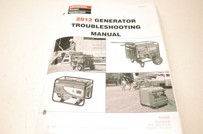 Honda 2012 Generator Troubleshooting Manual