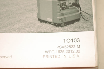 Honda 2012 Generator Troubleshooting Manual