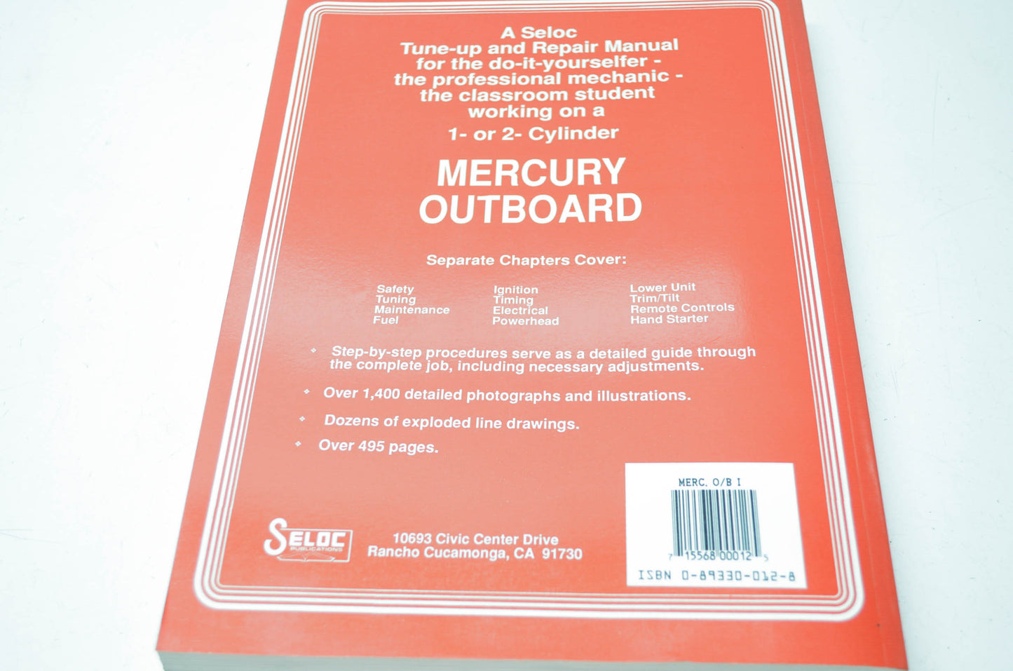Mercury Outboard 65-91 1 & 2 Cylinder Tune Up Repair Manual
