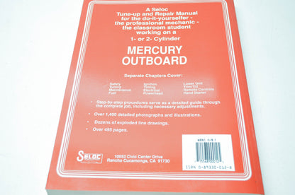 Mercury Outboard 65-91 1 & 2 Cylinder Tune Up Repair Manual