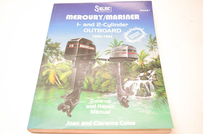 Tune Up & Repair Manual 0893300357 1 & 2 Cylinder Outboard 90-94 NOS