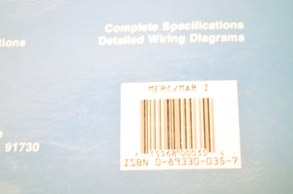 Tune Up & Repair Manual 0893300357 1 & 2 Cylinder Outboard 90-94 NOS