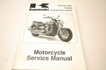 OEM Kawasaki 99924-1320-04 Service Manual VN2000A/D/E/F