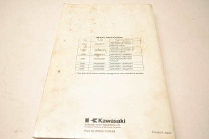 OEM Kawasaki 99924-1320-04 Service Manual VN2000A/D/E/F