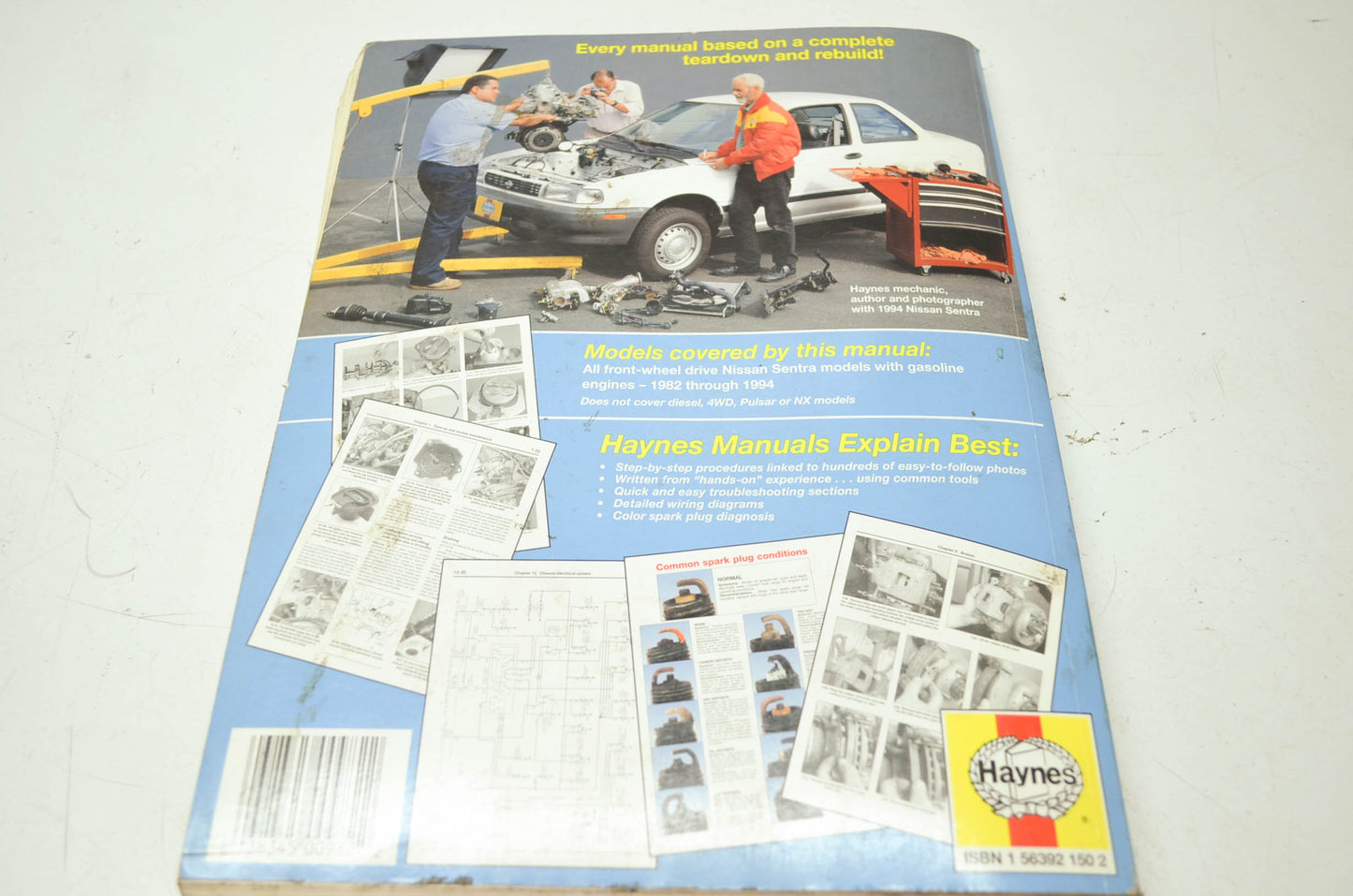 Haynes Repair Manual for 82-94 Nissan Sentra