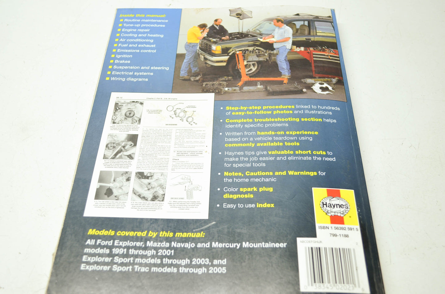 Haynes Ford Explorer 91-01 All Models Repair Manual