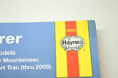 Haynes Ford Explorer 91-01 All Models Repair Manual