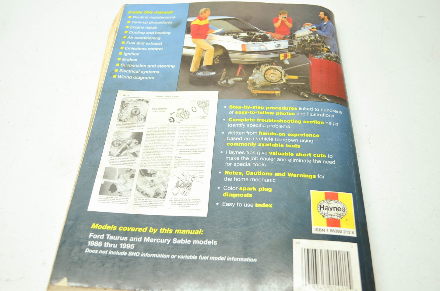 Haynes Ford Taurus & Mercury Sable 86-95 Repair Manual