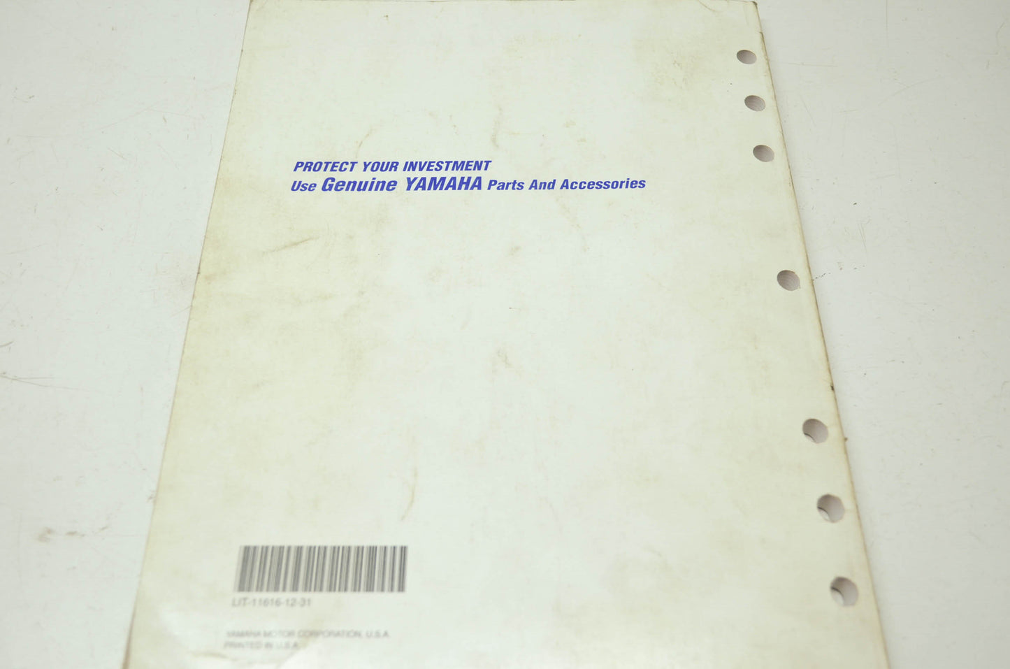 OEM Yamaha LIT-11616-12-31 CW50L Service Manual
