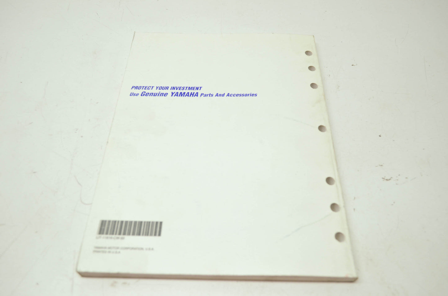 Yamaha CW50 (W-A) Service Manual