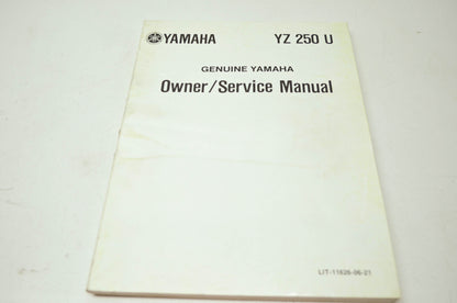 OEM Yamaha LIT-11626-06-21 Owner's/Service Manual YZ250U