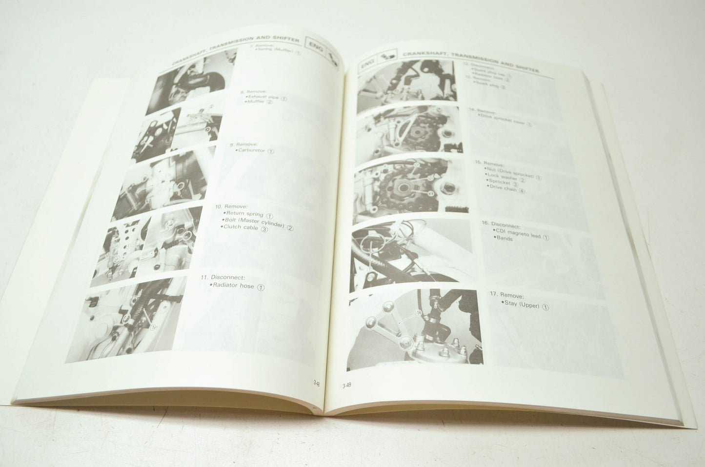 OEM Yamaha LIT-11626-06-21 Owner's/Service Manual YZ250U