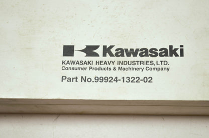 OEM Kawasaki 99924-1322-02 Service Manual ZX1000C