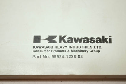 OEM Kawasaki 99924-1228-03 Service Manual BN125A