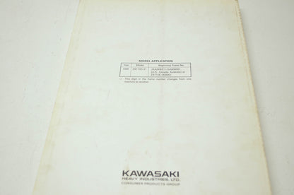 OEM Kawasaki 99924-1182-01 Service Manual ZX1100E
