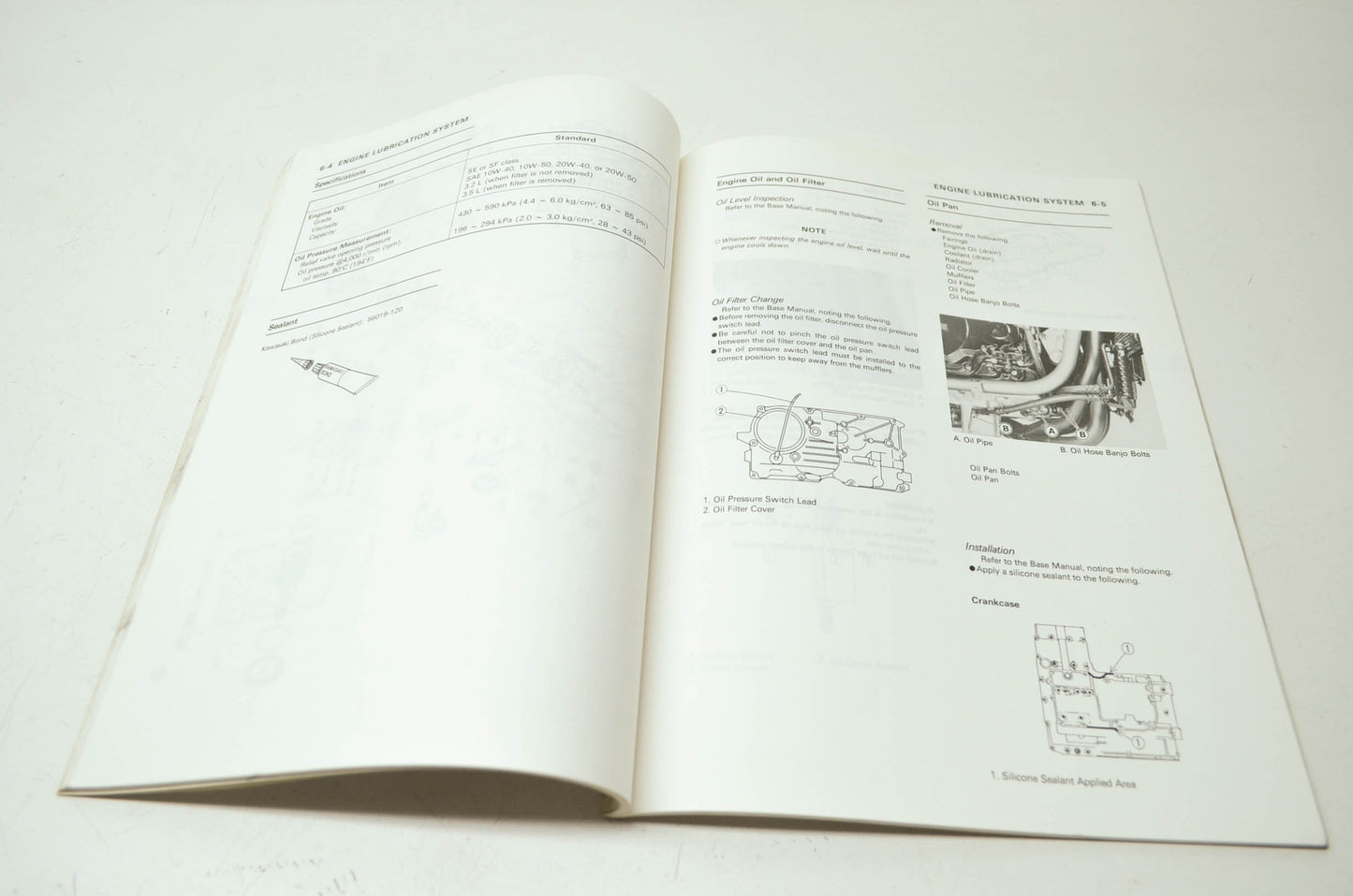 OEM Kawasaki 99924-1127-51 Service Manual Supplement ZX1100C