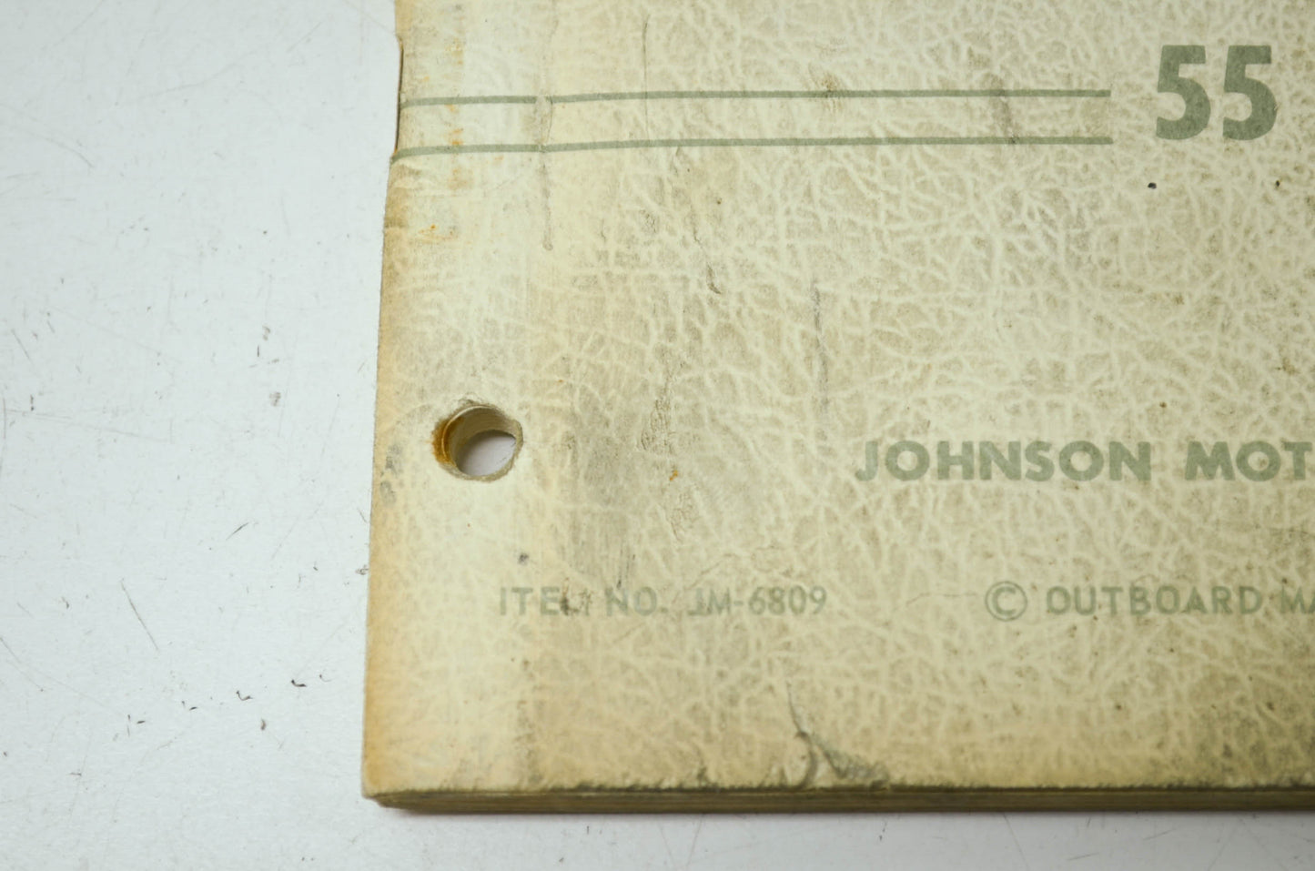Johnson 1968 Outboard Motor 55HP Service Manual