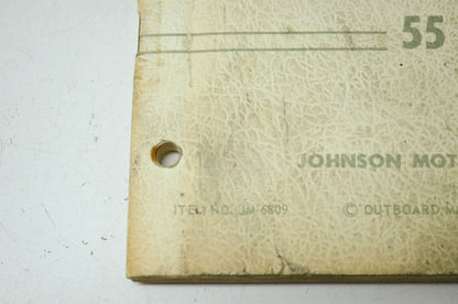 Johnson 1968 Outboard Motor 55HP Service Manual
