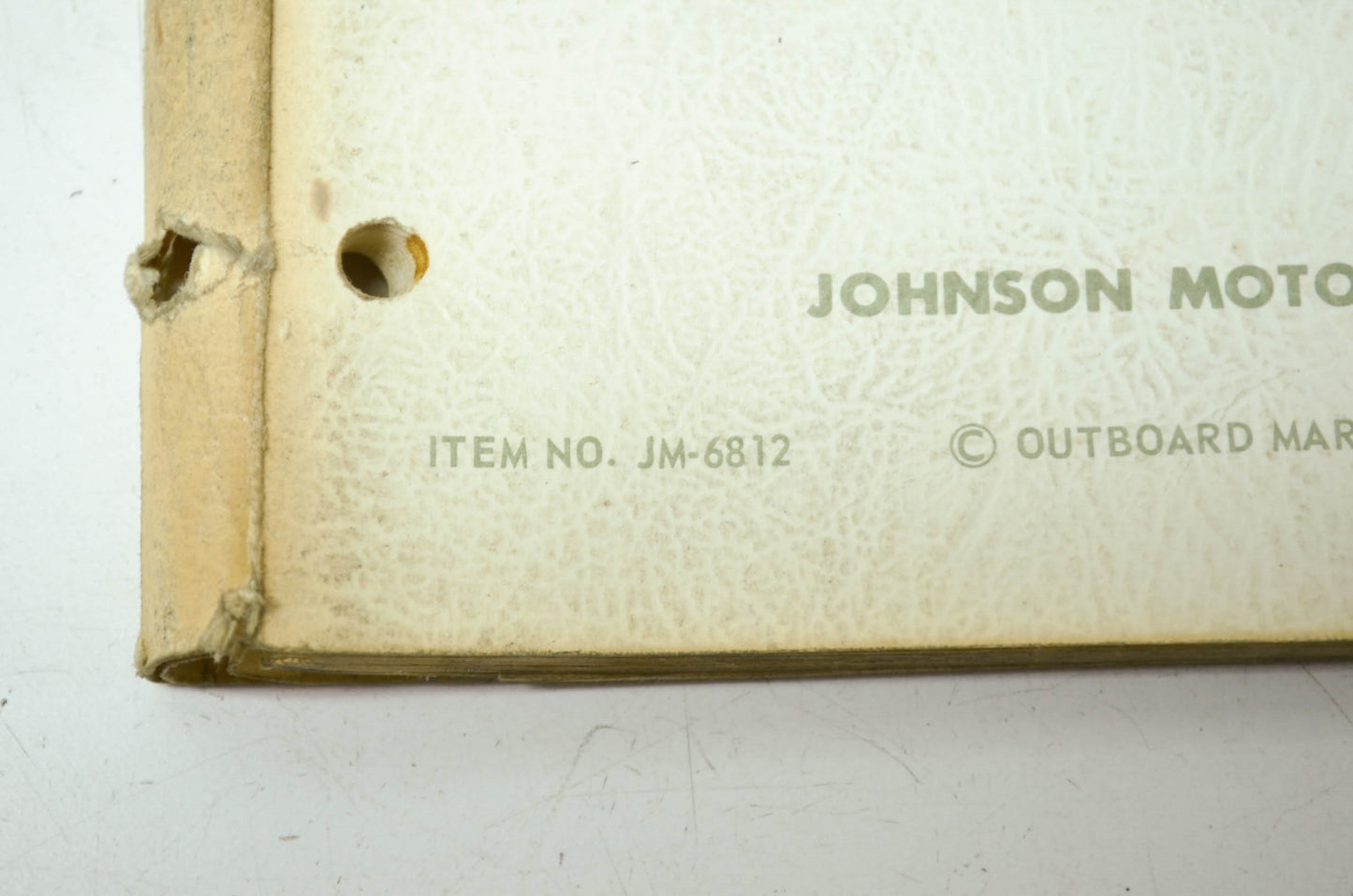Johnson 1968 Outboard Motor 100HP Service Manual