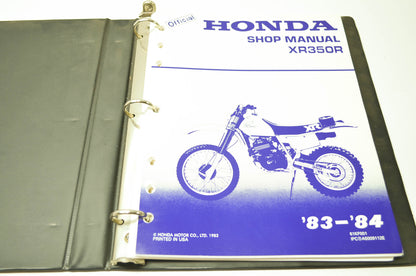 Honda 1983-84 Shop Manual XR350R