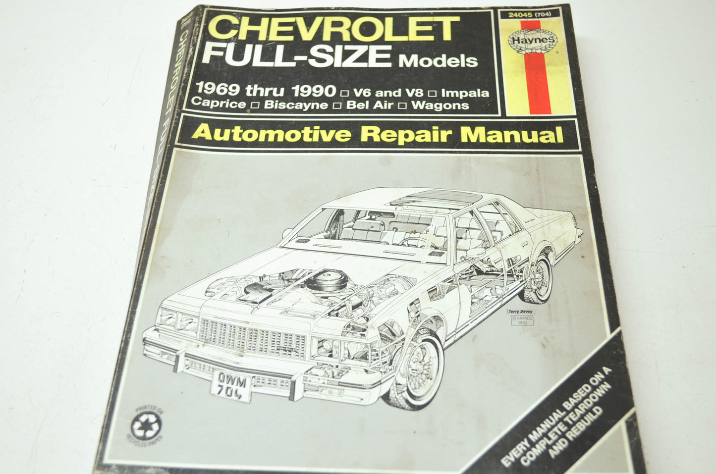 Haynes Chevrolet Full Size Models 69-90 Repair Manual