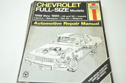 Haynes Chevrolet Full Size Models 69-90 Repair Manual