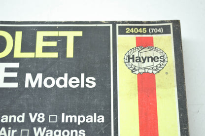 Haynes Chevrolet Full Size Models 69-90 Repair Manual