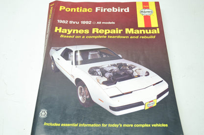 Haynes Pontiac Firebird 82-92 All Models Repair Manual