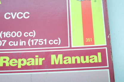 Haynes Honda Accord CVCC 76-83 All Models Repair Manual