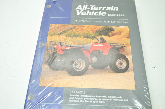 OEM Honda 0-87288-514-3 All Terrain Vehicle 88-92 Maintenance Manual 1st Edition